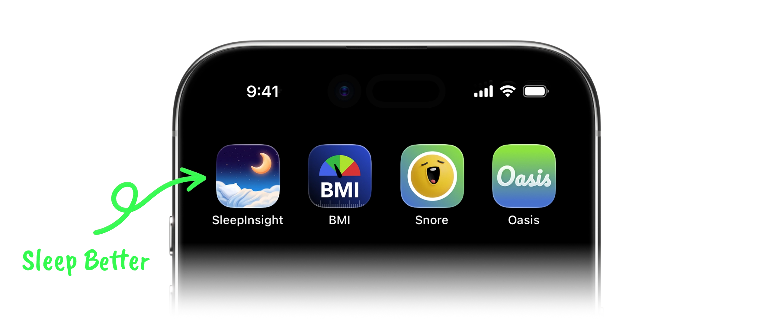 DCOCB app family on iPhone, featuring the first app